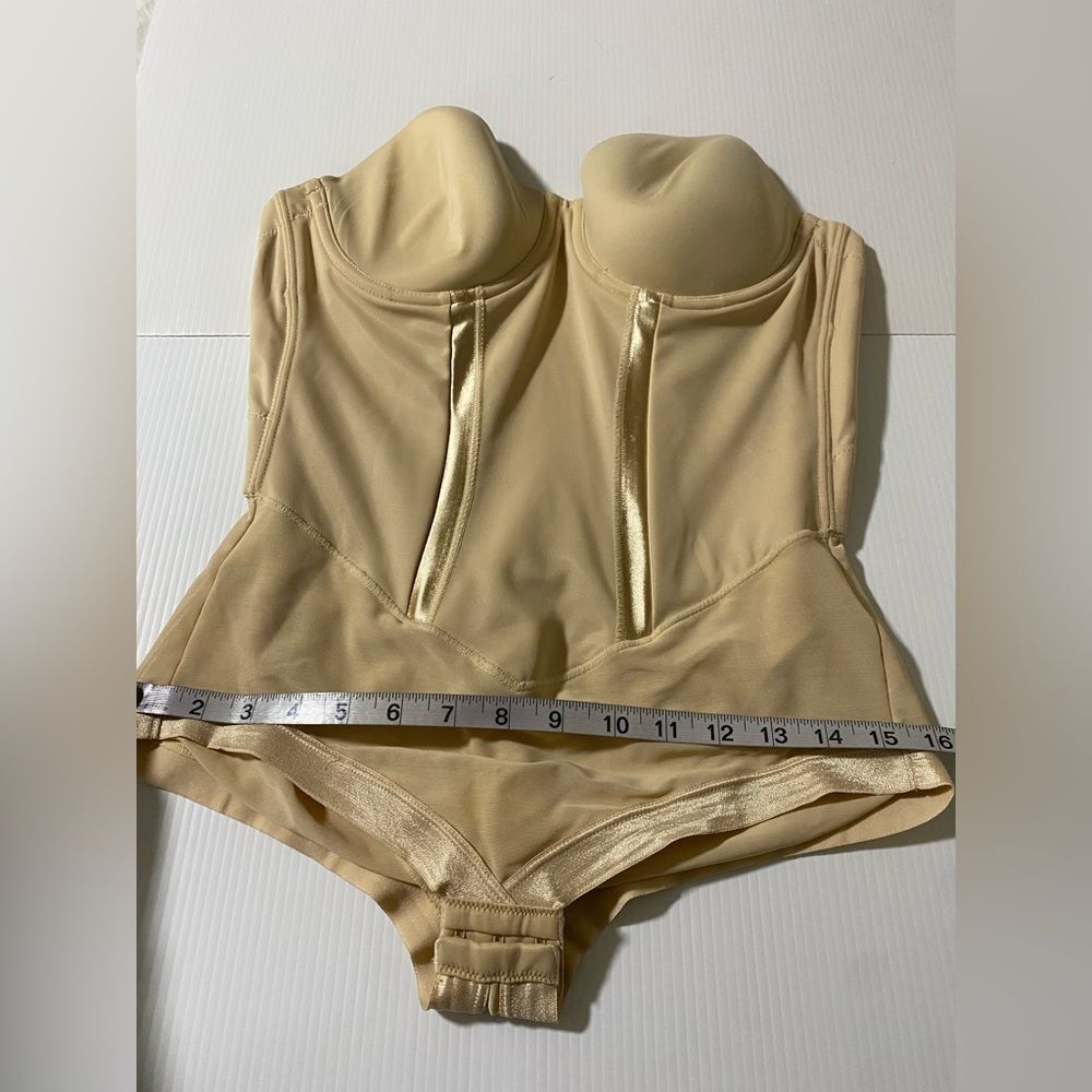Maidenform Easy Up Strapless Firm Control Bodybriefer shapewear bodysuit 38C - Picture 9 of 13